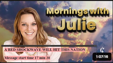Julie Green subs A RED SHOCKWAVE WILL HIT THIS NATION