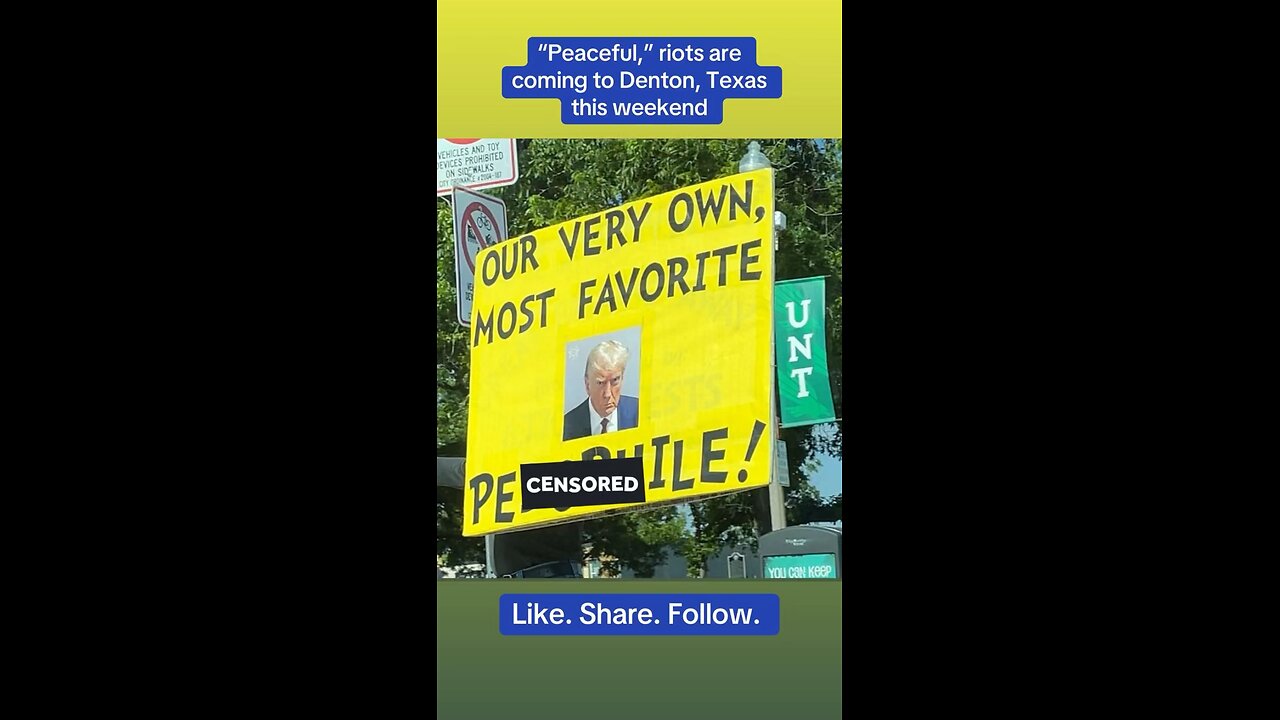 Denton, Texas is a Leftist hell hole