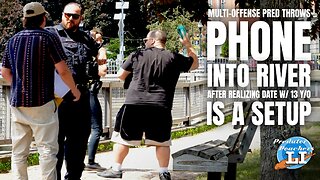 Multi-Offense Pred Throws Phone into RIVER after realizing date w/ 13 y/o was a SETUP (Bangore, ME)