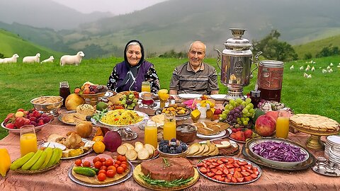 You Won’t Believe This Table Full of Delicious Azerbaijani Food!