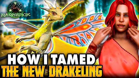 How I Tamed the New Drakeling: Official PvE Ark ASA!