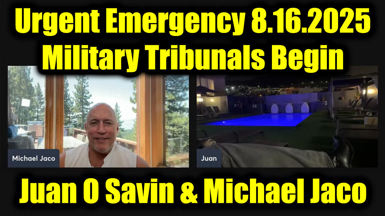 Military Tribunals Begin. 8-15-25-AT-7PM-CST-20T-EST #TRUTH
