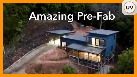 PreFab Home | Amazing PreFab Built on the Mountain Side