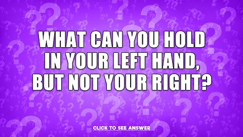 Do you know the answer to this riddle?