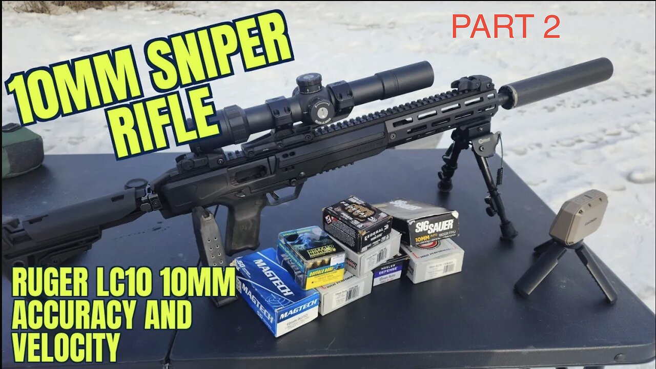 Ruger LC-10 10mm Carbine Accuracy and Velocity, Part 2