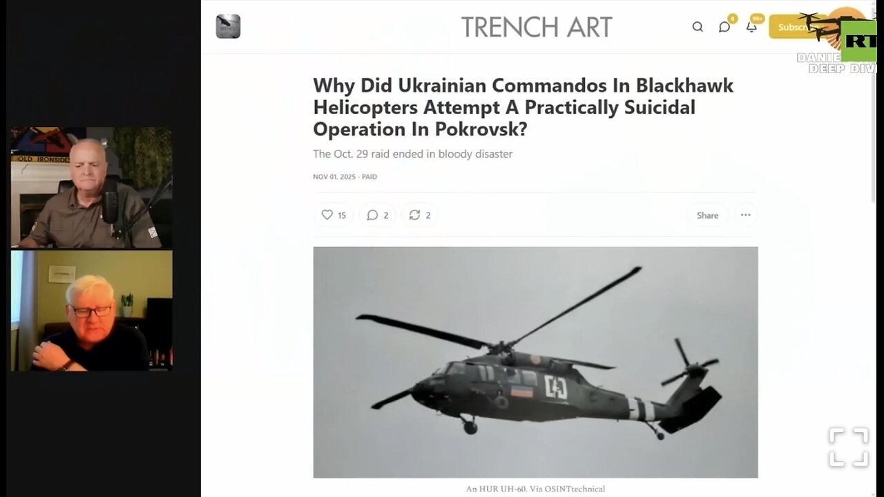 CIA agents possibly involved, Americans piloting helicopters in Ukraine 🇺🇦