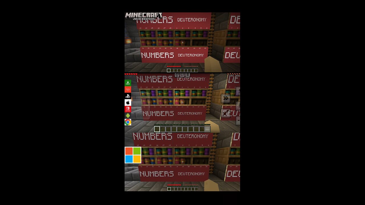 Deuteronomy 19 - the KJV Bible in Minecraft #kjv #deuteronomy #bible #Minecraft