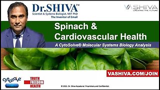 Dr.SHIVA™: Spinach on Heart Health @CytoSolve® Systems Analysis(11/21)