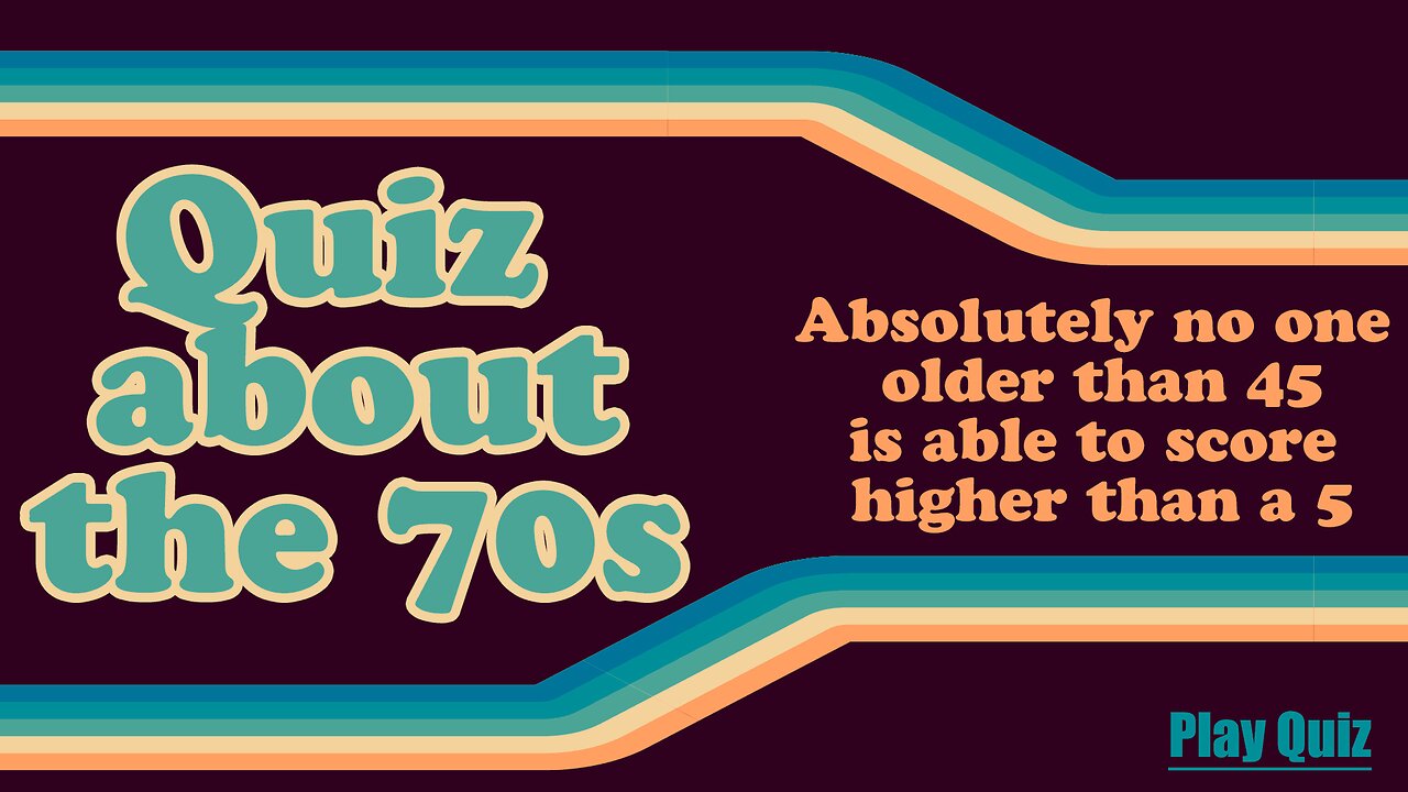 Quiz About The Seventies
