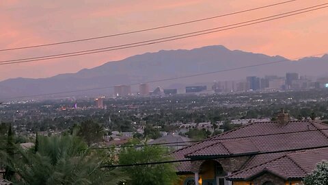 Did you see tonight's Las Vegas sunset? check THIS out! 05.28.2025 #follow #lasvegas #travel #gaming
