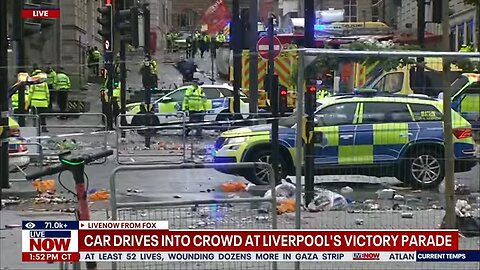 Breaking: Car drives into crowd at Liverpool's Premier League victory parade