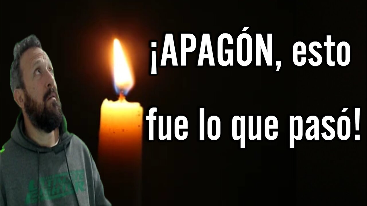 ¡APAGÓN, esto fue lo que pasó!