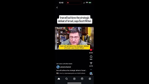 SCOTT RITTER PREDICTS IRAN WILL DEFEAT GENOCIDE PERPETRATOR ISRAEL. Instagram 6-20-25