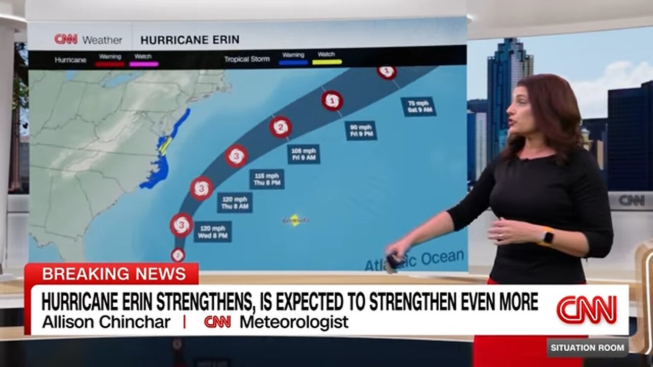 Hurricane Erin to rock NC's Outer Banks with storm surge, destructive waves