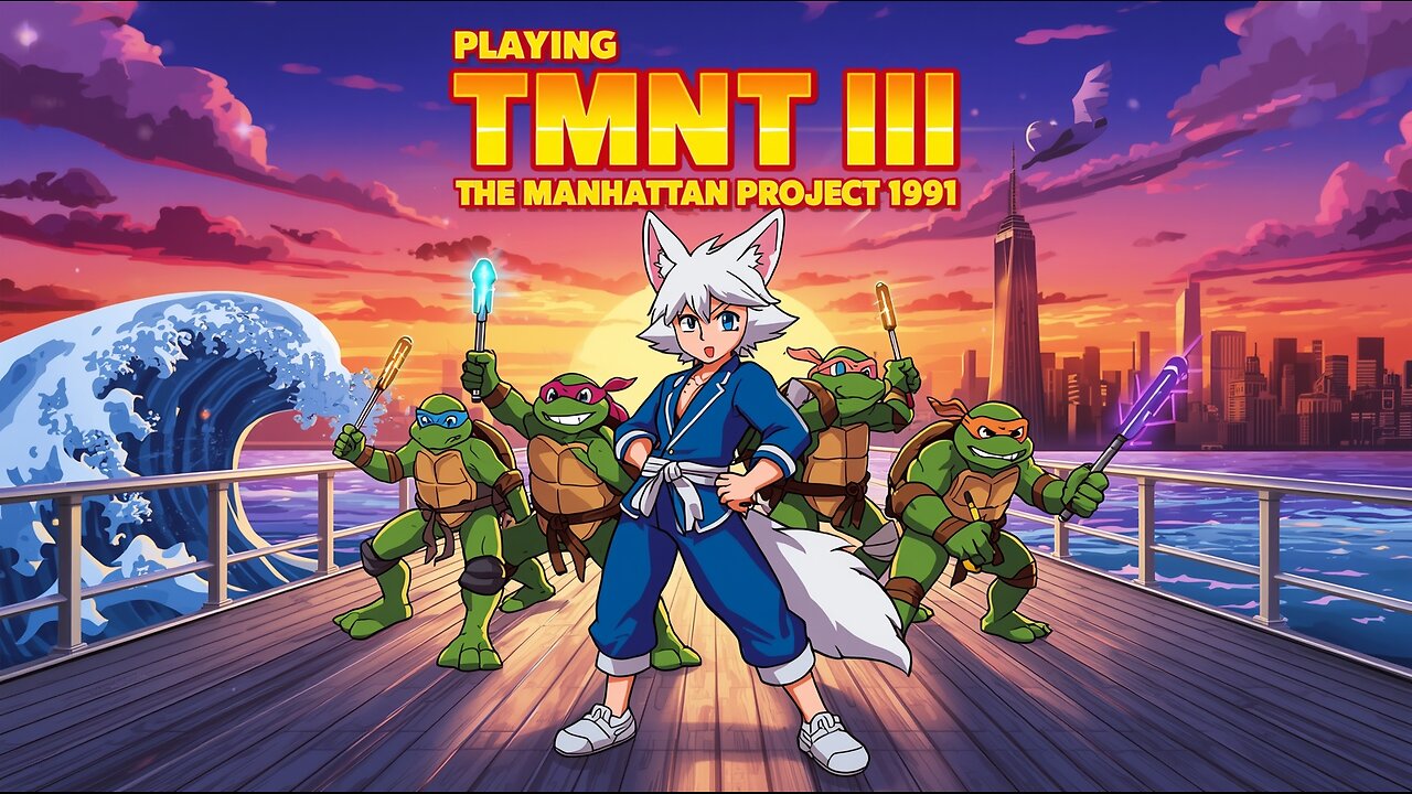 A Playthrough of TNMNT 3 the Manhattan Project