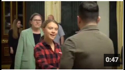 "Greta Thunberg's Encounter with Zelensky"