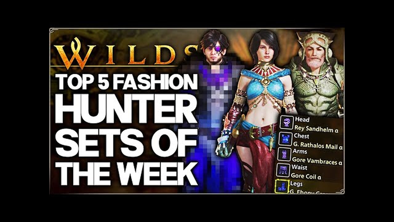 Monster Hunter Wilds - Top 5 Layered Armor Sets of the Week - Robot Frog & Demon! (Fashion Hunters)