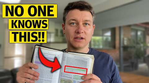 99% of Christians DON'T Know This Mysterious Bible Story... (But It's VERY Important!!)