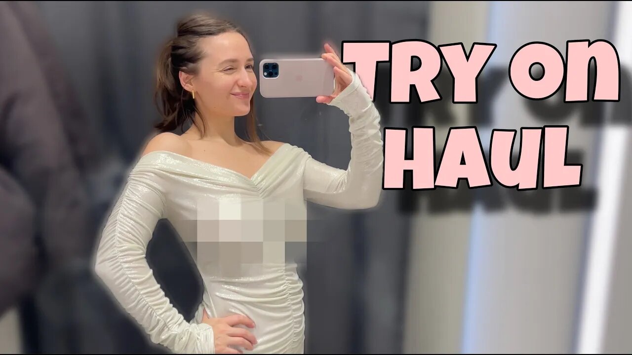 [4K] Transparent Try On Haul ｜ No bra Challenge ｜ See Through (8)