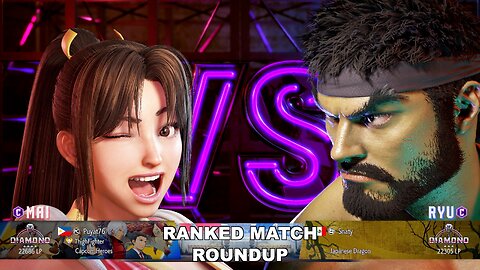 Kuya Kalbo SF6 Ranked Match Roundup. Mai Diamond Rank [Hori Fight Stick]