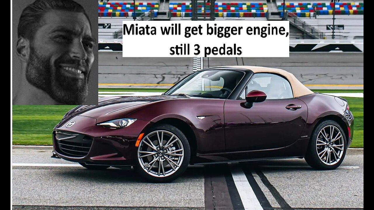 Mazda putting bigger engine in Miata, still stick option