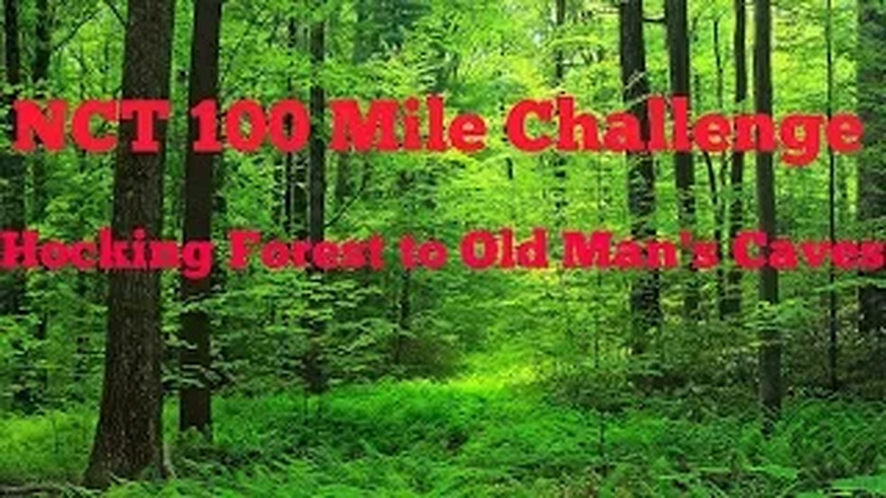 NCT 2019 challege hocking forest to old mans cave