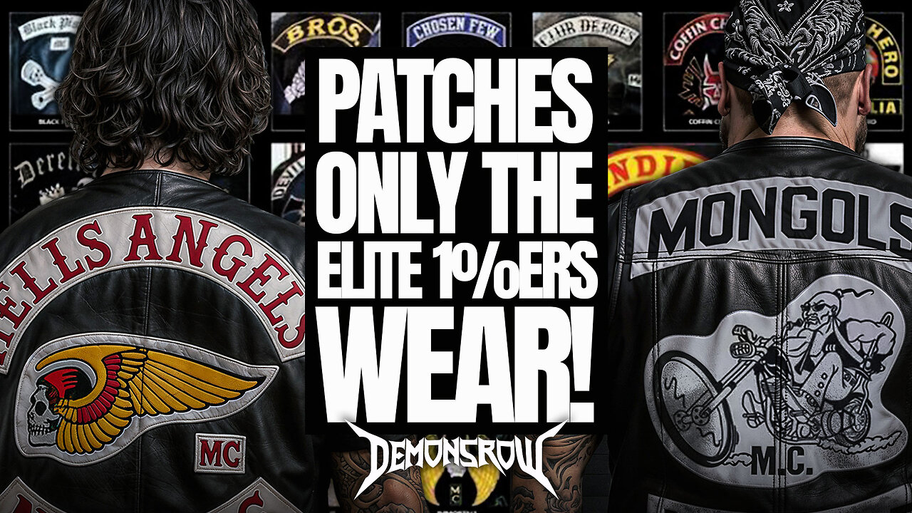 8 Hardest Patches to Earn in 1% Motorcycle Club Culture 💀🏍️