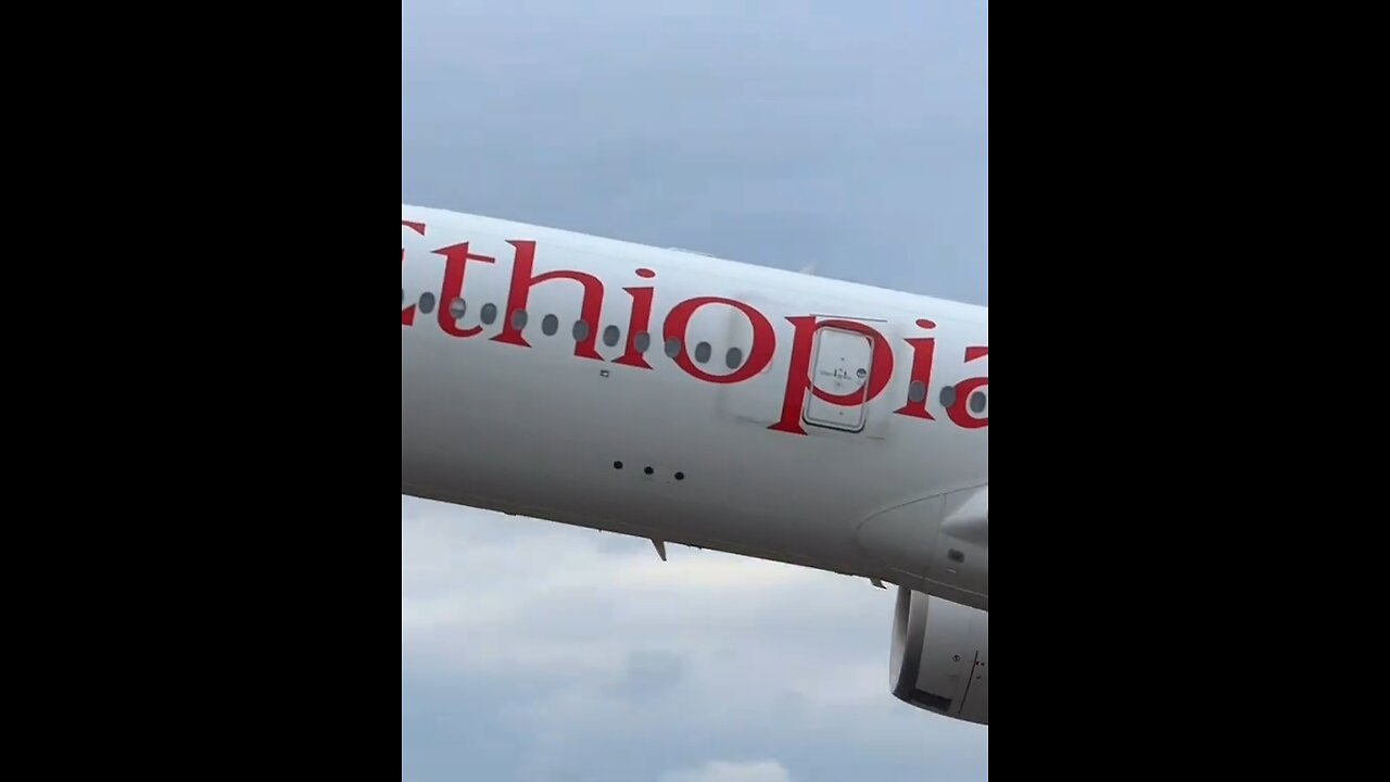Ethiopian Airlines Airbus 350-900 on departure