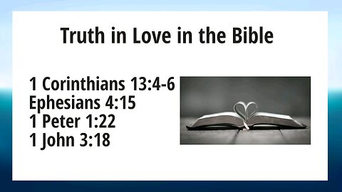 Speaking The Truth in Love ❤️