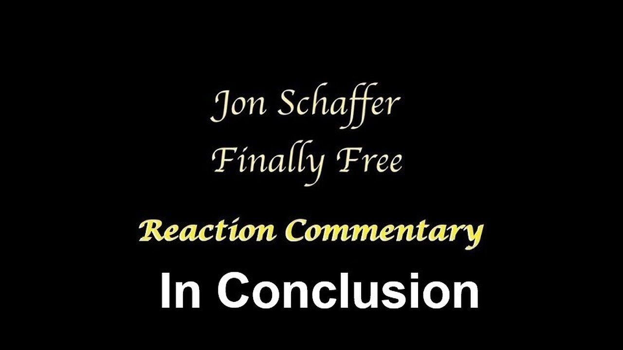 "In Conclusion" to the Jon Schaffer: Finally Free interview