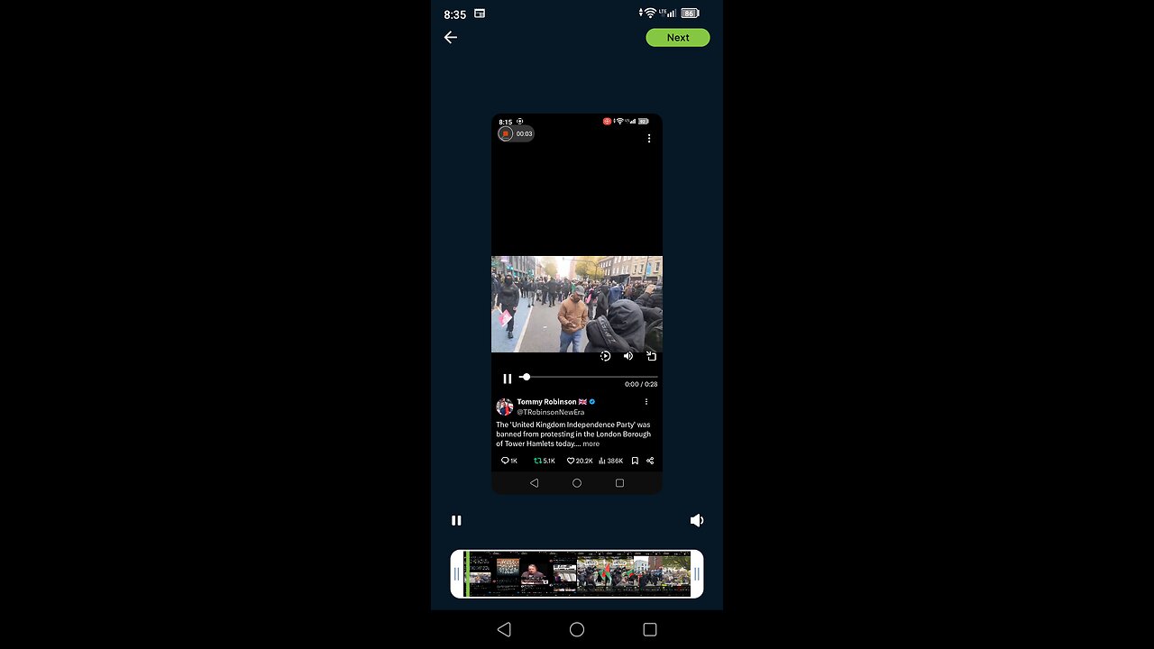 The 'United Kingdom Independence Party' was banned from protesting in the London Borough of Tower
