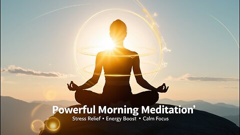 Powerful Morning Meditation 🌅 Stress Relief & Positive Energy Music for a New Day