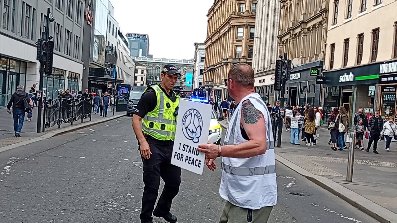 STAND FOR PEACE Glasgow walk for peace