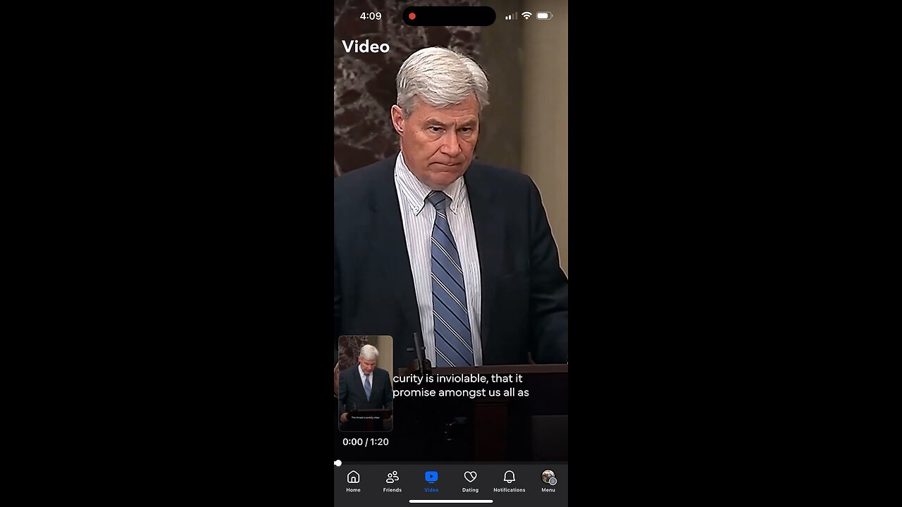 Senator Sheldon Whitehouse. Facebook. 5-10-25 https://www.facebook.com/share/v/1FSLh9Pho9/?mibew