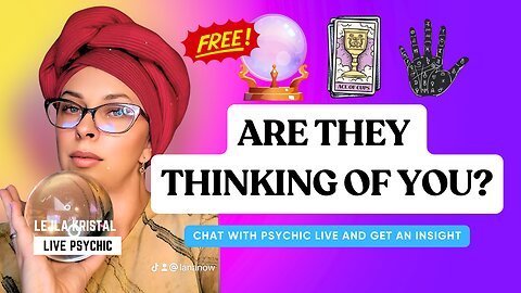 ARE THEY THINKING OF YOU FREE YES NO PSYCHIC🔮JOIN NOW