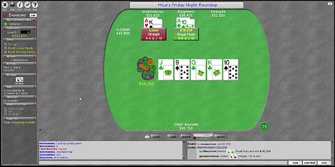 Royal Flush hand # 27