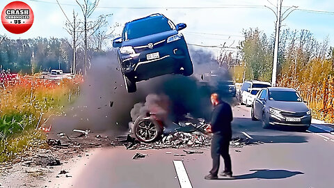 199 SHOCKING Car Crashes Moments Compilation 2025: Idiots in Cars Caught On Camera