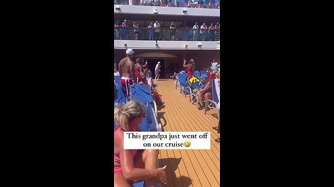 Cruise Ship Grandpa Dance Competition