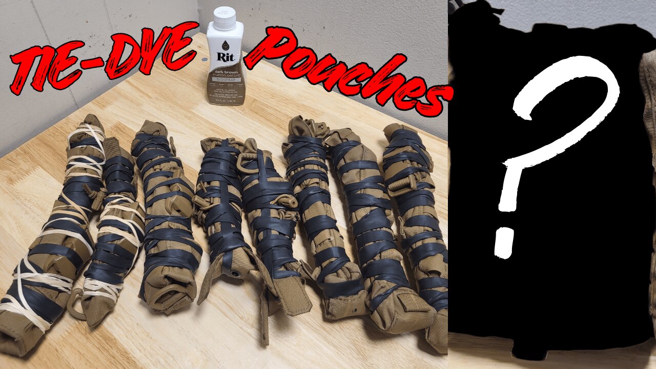 Can You Tie Dye Pouches | Carcajou Tactical