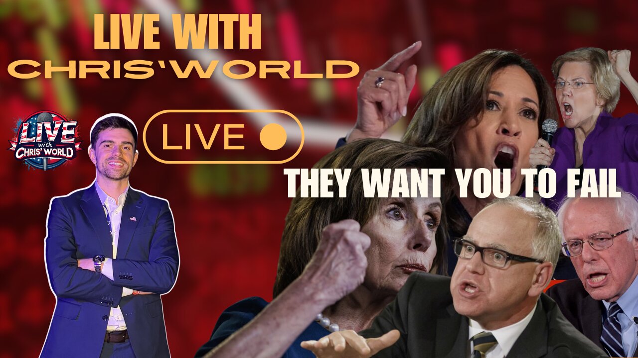 LIVE WITH CHRIS'WORLD - "THE MARKETS GOING TO CRASH" ... NOT