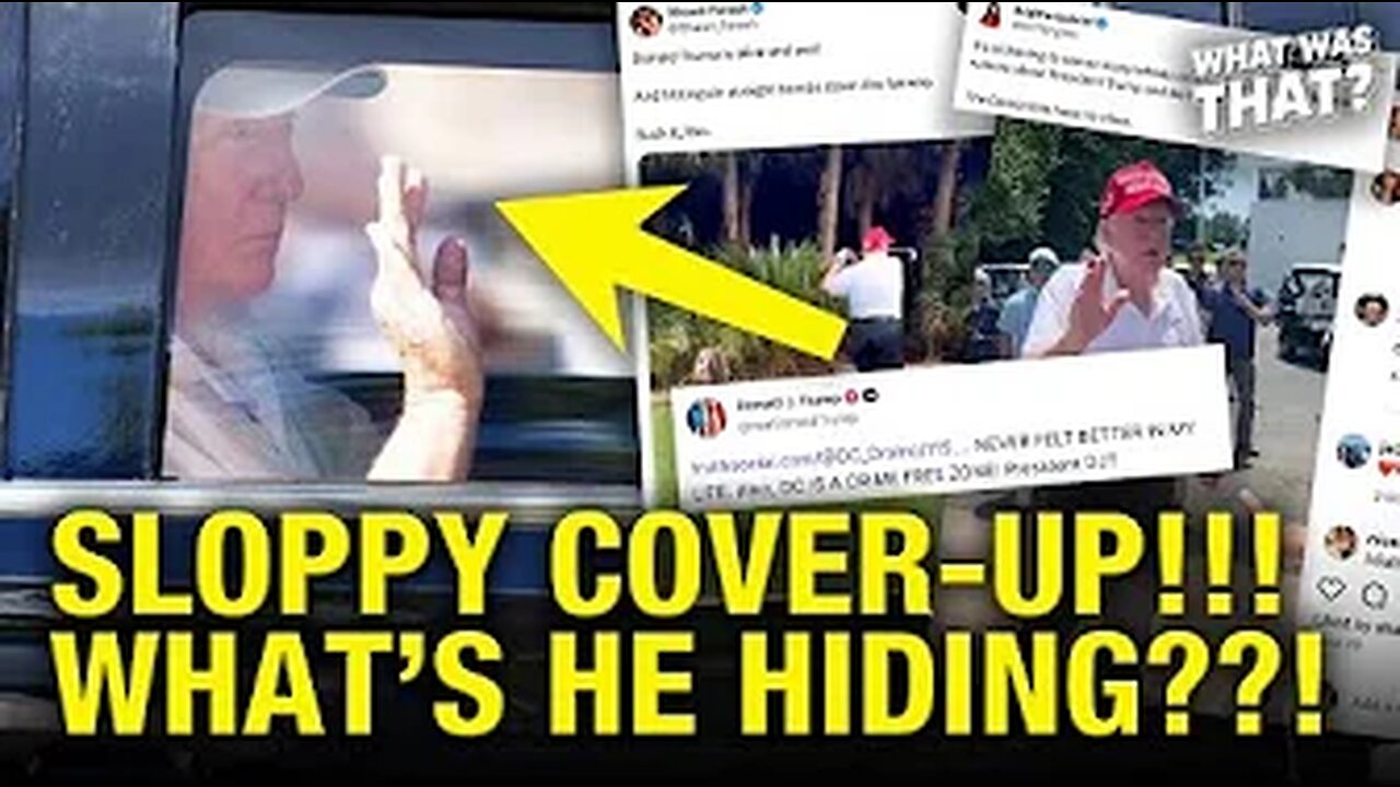 Trump INSTANTLY CAUGHT in COVER-UP as he HIDES FROM PUBLIC