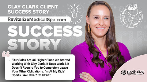 Clay Clark Client Success Story | "Our Sales Are 4X Higher Since We Started Working With Clay Clark. It Does Work & It Doesn't Require You to Completely Leave Your Other Obligations. I'm At My Kids' Sports. We Have 7 Children.&