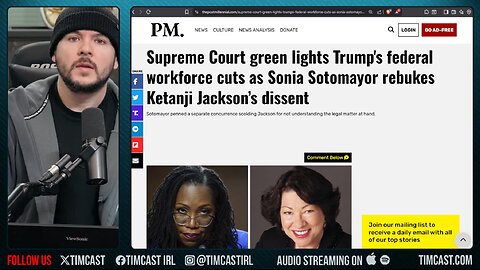 Trump To Begin DEEP STATE PURGE After SCOTUS Says DO IT, Woke Justice Jackson ROASTED | Tim Pool