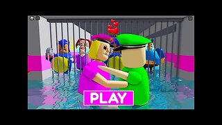 WATER MODE | GIRL POLICE FALL IN LOVE WITH SONIC BARRY? OBBY ROBLOX #roblox #obby