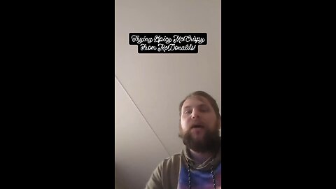 Trying The Spicy Deluxe McCrispy From McDonald's!