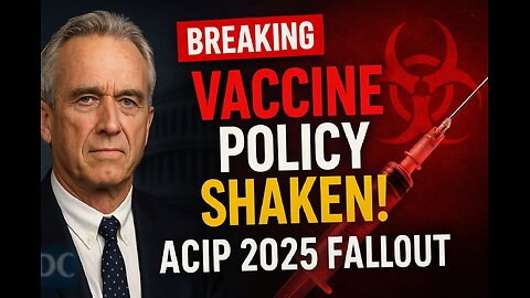 The CDC's Vaccine Policy is GONE. RFK Jr. Is Here to REFORM It. Will He Be STOPPED?