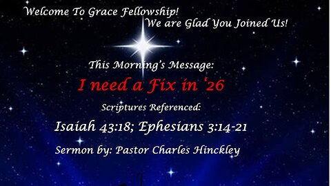 I need a Fix in ‘26 - 12.28.25