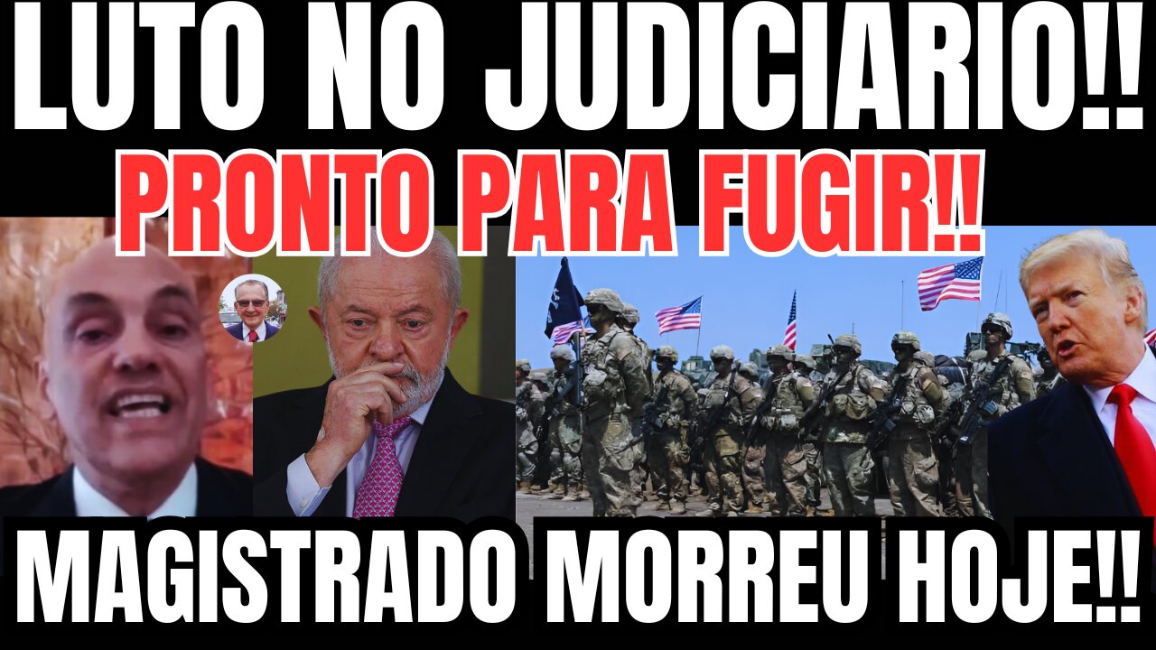 LUTO no JUDICIÁRIO! M0RTE de MINISTR0 CHOCA O MUNDO! MORAES PEDE ASILO PARA COMPANHEIROS!!