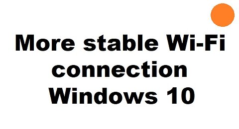 Unstable Wi-Fi connection - force to 5Ghz for better stability in Windows 10