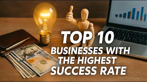 Top 10 Business with the highest success rate 💵👀